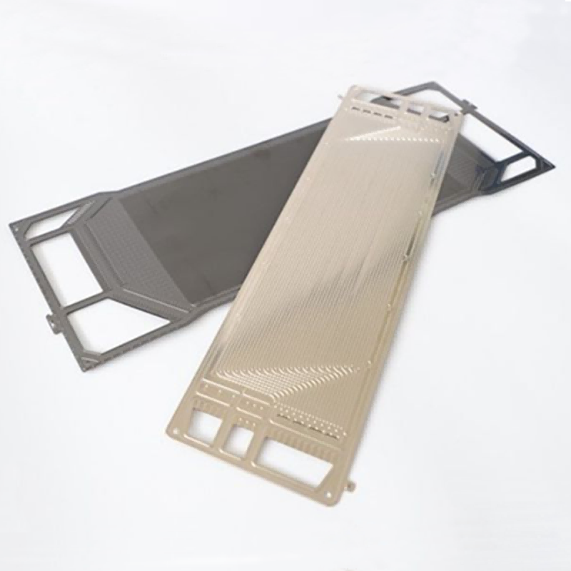Sel bahan bakar kustom pelat bipolar etsa pemesinan logam baffle