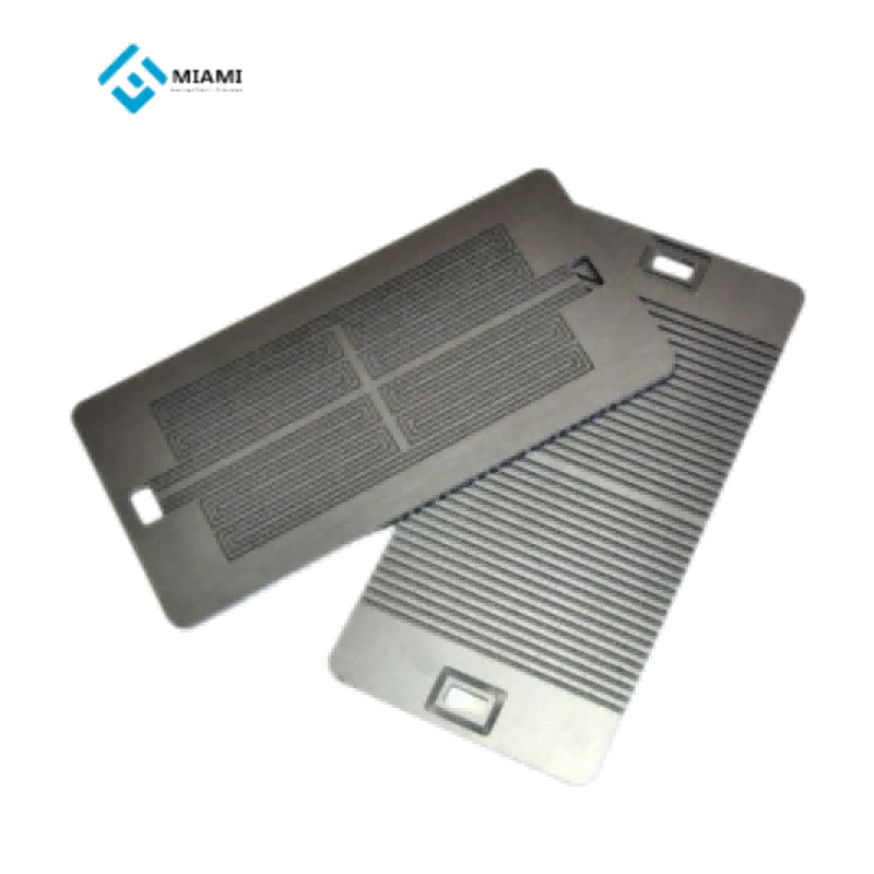 Pelat bipolar grafit untuk sel bahan bakar hidrogen dan elektroliser