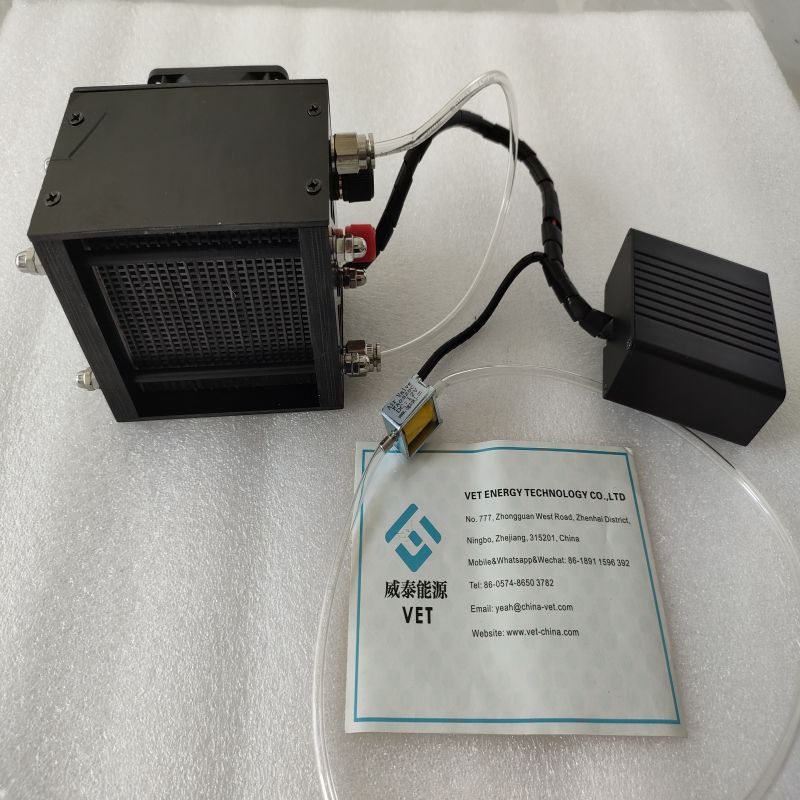 Sel Bahan Bakar Hidrogen Pemfc 12v Untuk Drone 100w Logam Sel Bahan Bakar Hidrogen Bipolar Stack